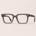 VEYMONT Ellery square optical frames in translucent smoke grey acetate
