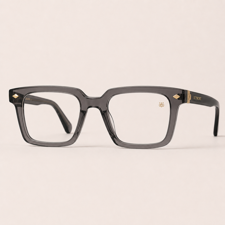 VEYMONT Ellery Square Glasses — Grey