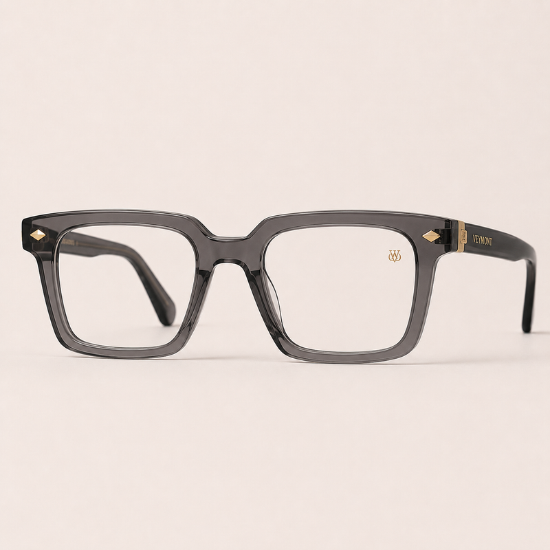 VEYMONT Ellery Square Glasses — Grey
