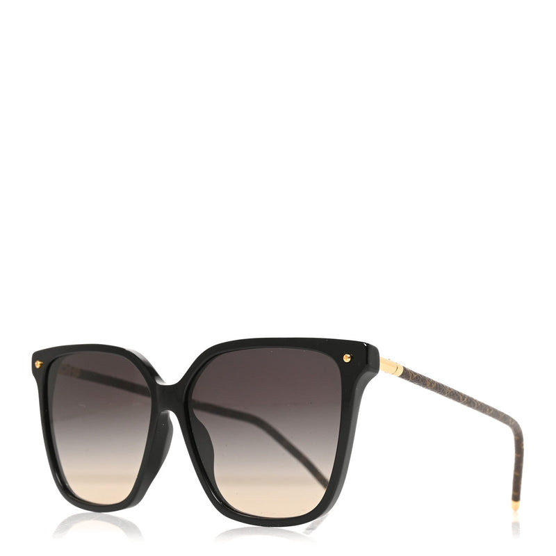 Louis Vuitton Z1708W Square Sunglasses — Black