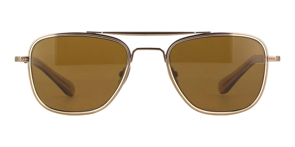 Garrett Leight Mr. Leight Navigator S ML4034 BZ-12KG-AM/MOJBRN PLR Polarised