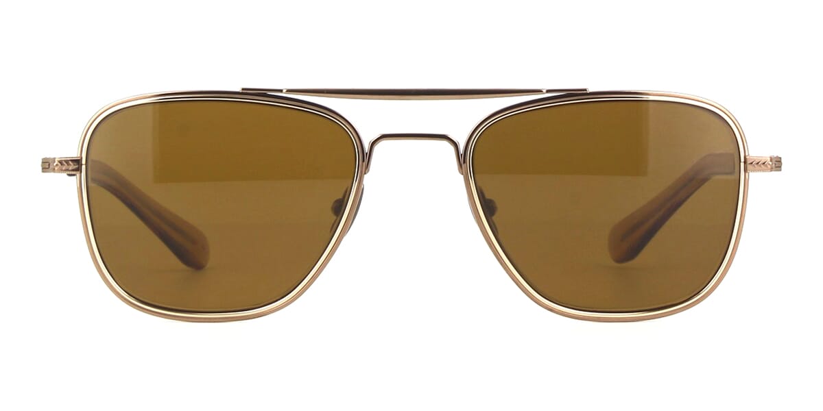Garrett Leight Mr. Leight Navigator S ML4034 BZ-12KG-AM/MOJBRN PLR Polarised