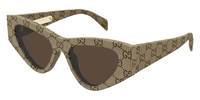 Gucci GG2019S Cat-Eye Sunglasses — Beige