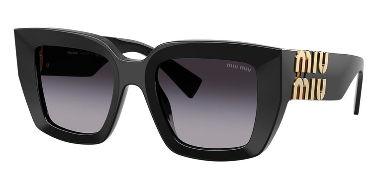 Miu Miu MU B05S Square Sunglasses — Black