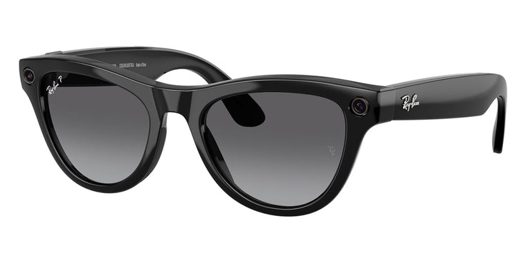 Ray-Ban Meta Skyler Gen 2 RW4014 Cat-Eye Sunglasses — Black (601/T3)